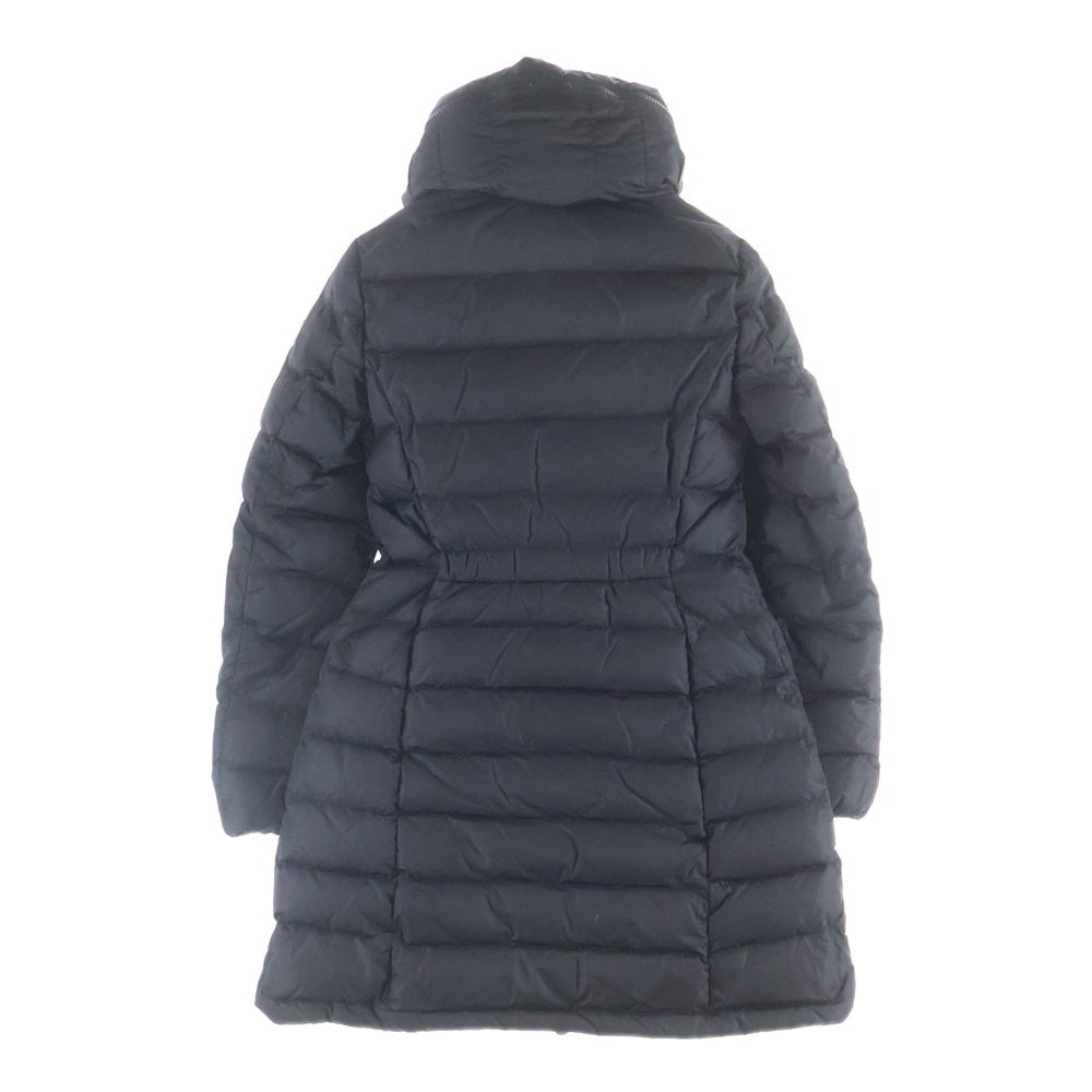 MONCLER(モンクレール) FLAMMETTE フラメッテ ロゴワッペン ジップアップ ダウンコート レディース ブラック 499310554155