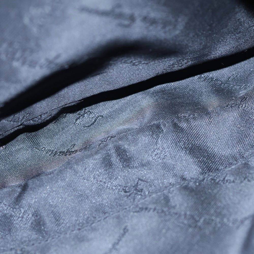 Salvatore Ferragamo(サルヴァトーレ フェラガモ) ガンチーニ ジャガード ショルダーバッグ ポーチ ブラック