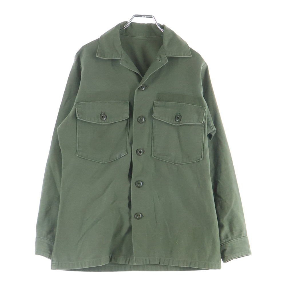 VINTAGE(ヴィンテージ) 70S MILITARY U.S.ARMY VINTAGE ミリタリー ユーエスアーミー ヴィンテージ 長袖ユーティリティーシャツ カーキ