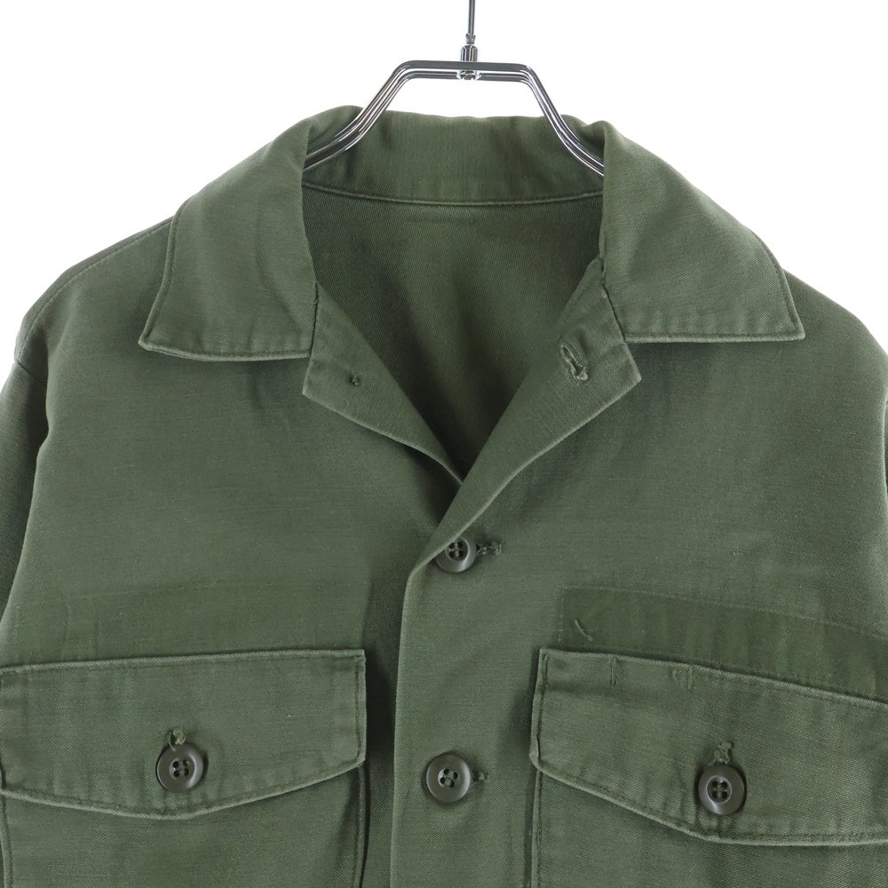 VINTAGE(ヴィンテージ) 70S MILITARY U.S.ARMY VINTAGE ミリタリー ユーエスアーミー ヴィンテージ 長袖ユーティリティーシャツ カーキ