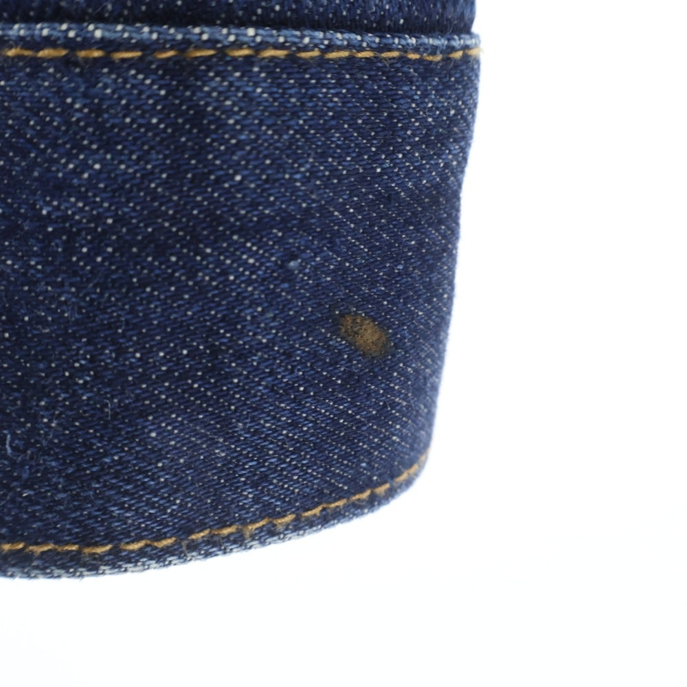 X-GIRL(エックスガール) JEANS コットン ボタンフライ デニムトラッカージャケット インディゴ