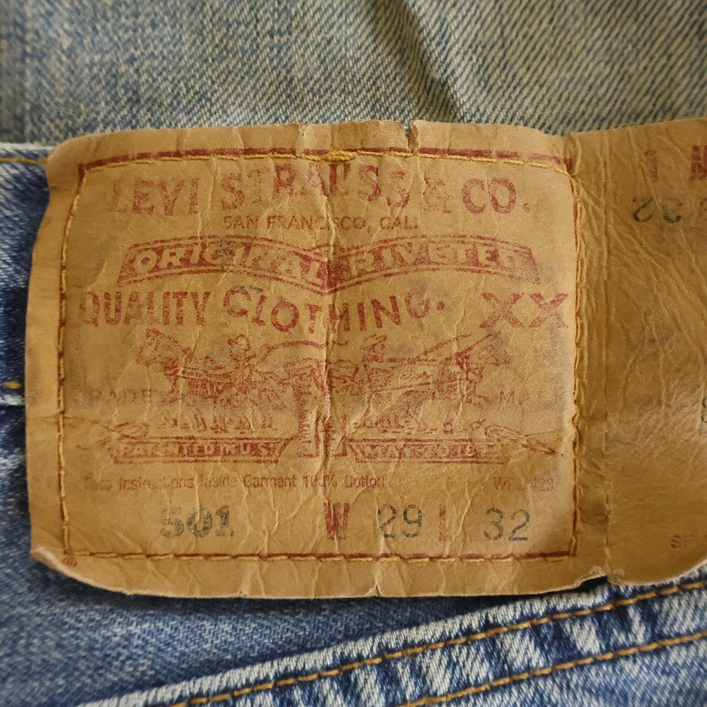 Levi's(リーバイス) 00S VINTAGE 501 ヴィンテージ ボタンフライ ストレートデニムパンツ インディゴ 501-0120