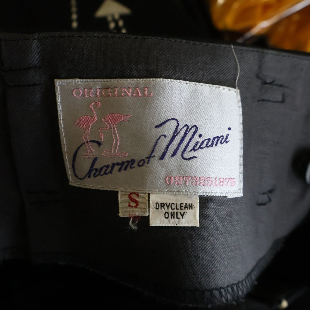VINTAGE(ヴィンテージ) 80-90S VINTAGE CHAEM OF MIAMI ヴィンテージ チャームオブマイアミ ウエスタン ロカビリーパンツ ブラック