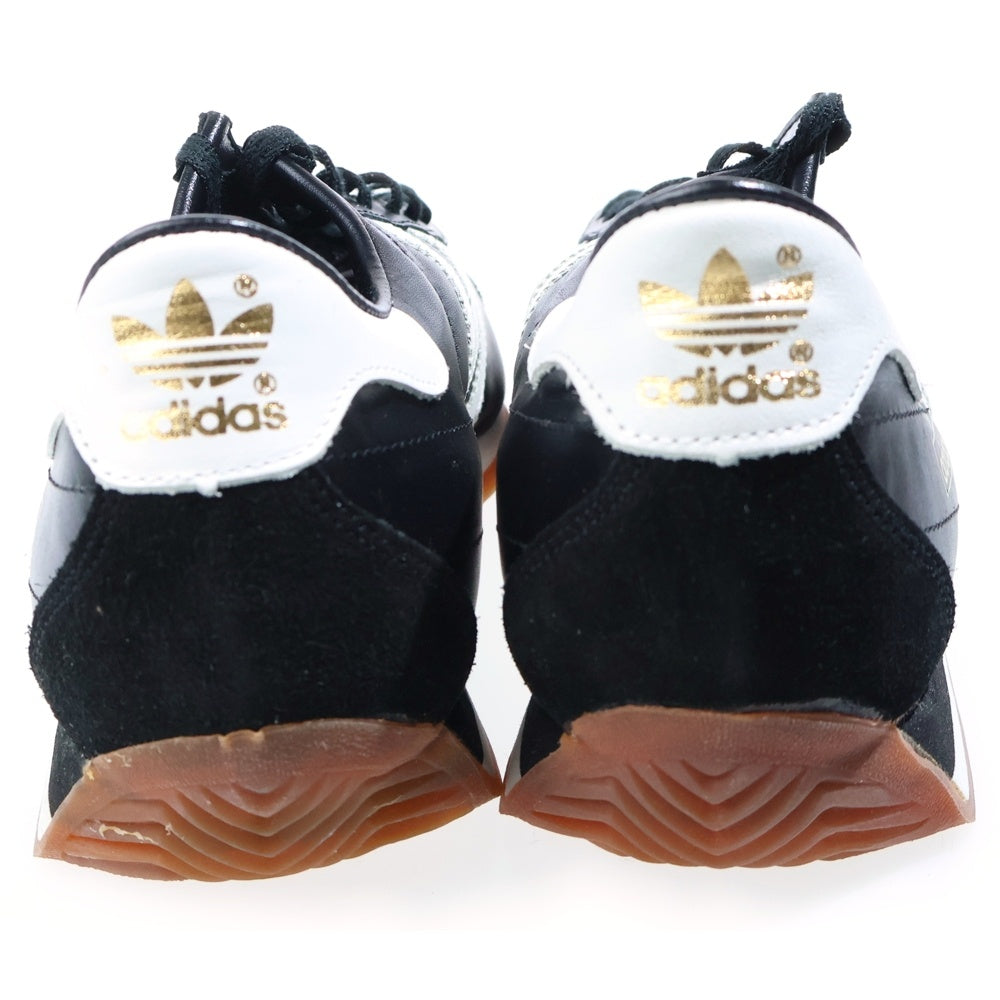 adidas(アディダス) 【観賞用 1997年製】 COUNTRY カントリー 日本製 ローカットスニーカー ブラック/ホワイト AC1910
