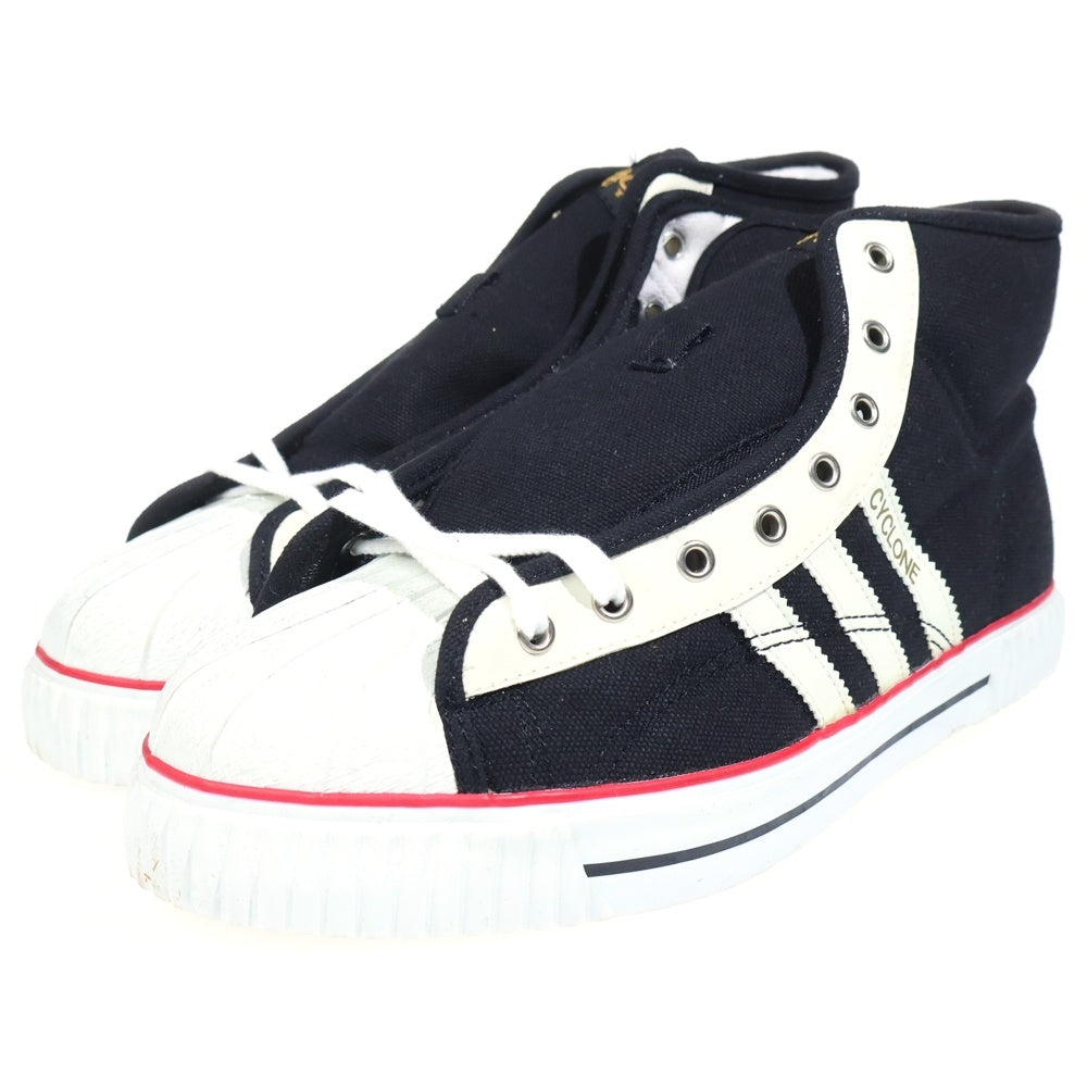 adidas(アディダス) 【観賞用 1990年代】 SAFETY CYCLONE-21 ハイカットスイニーカー ブラック/ホワイト