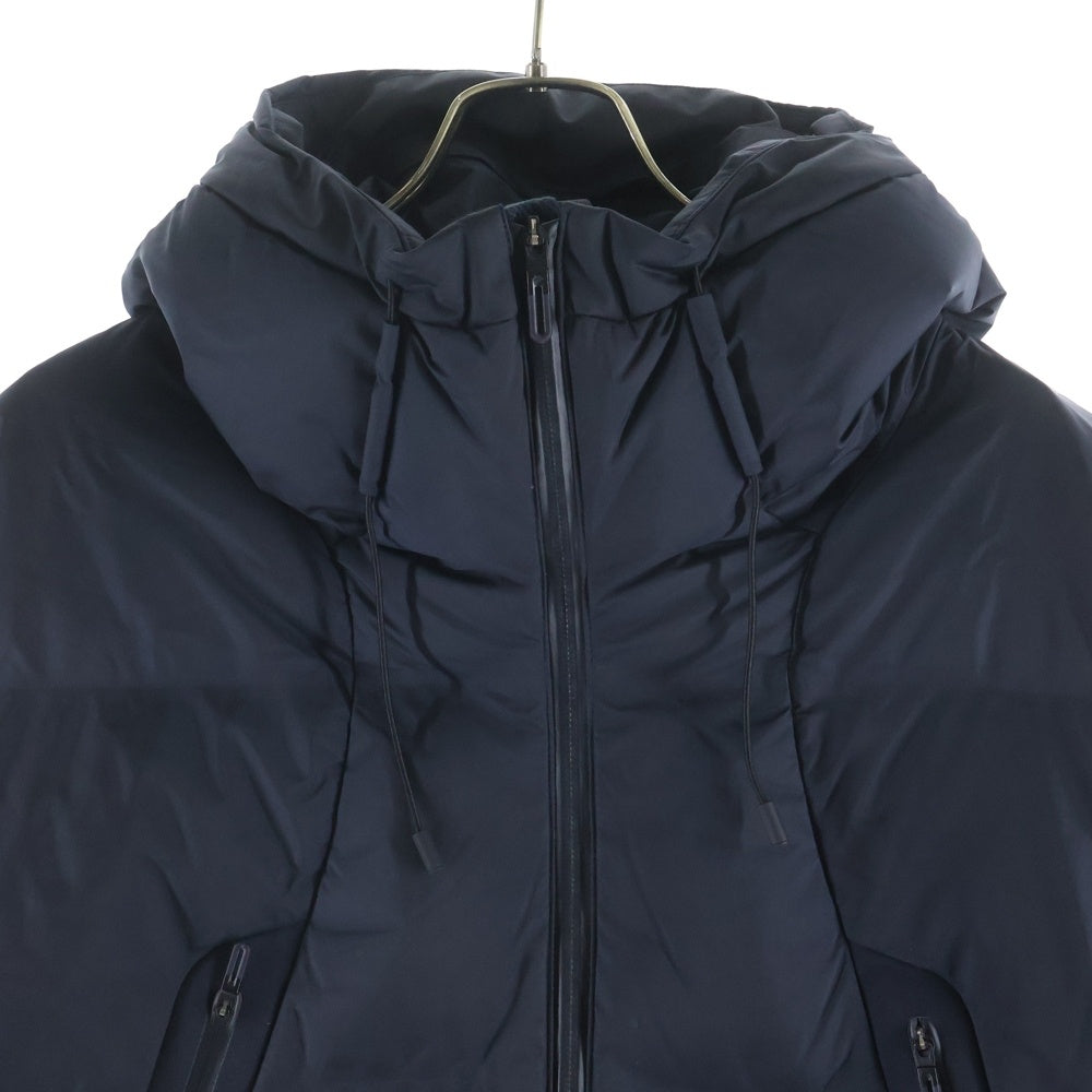 DESCENTE(デサント) MOUNTAINEER CROPPED 水沢ダウン マウンテニア クロップド フーデッドダウンジャケット ネイビー DU4FDJJSMB