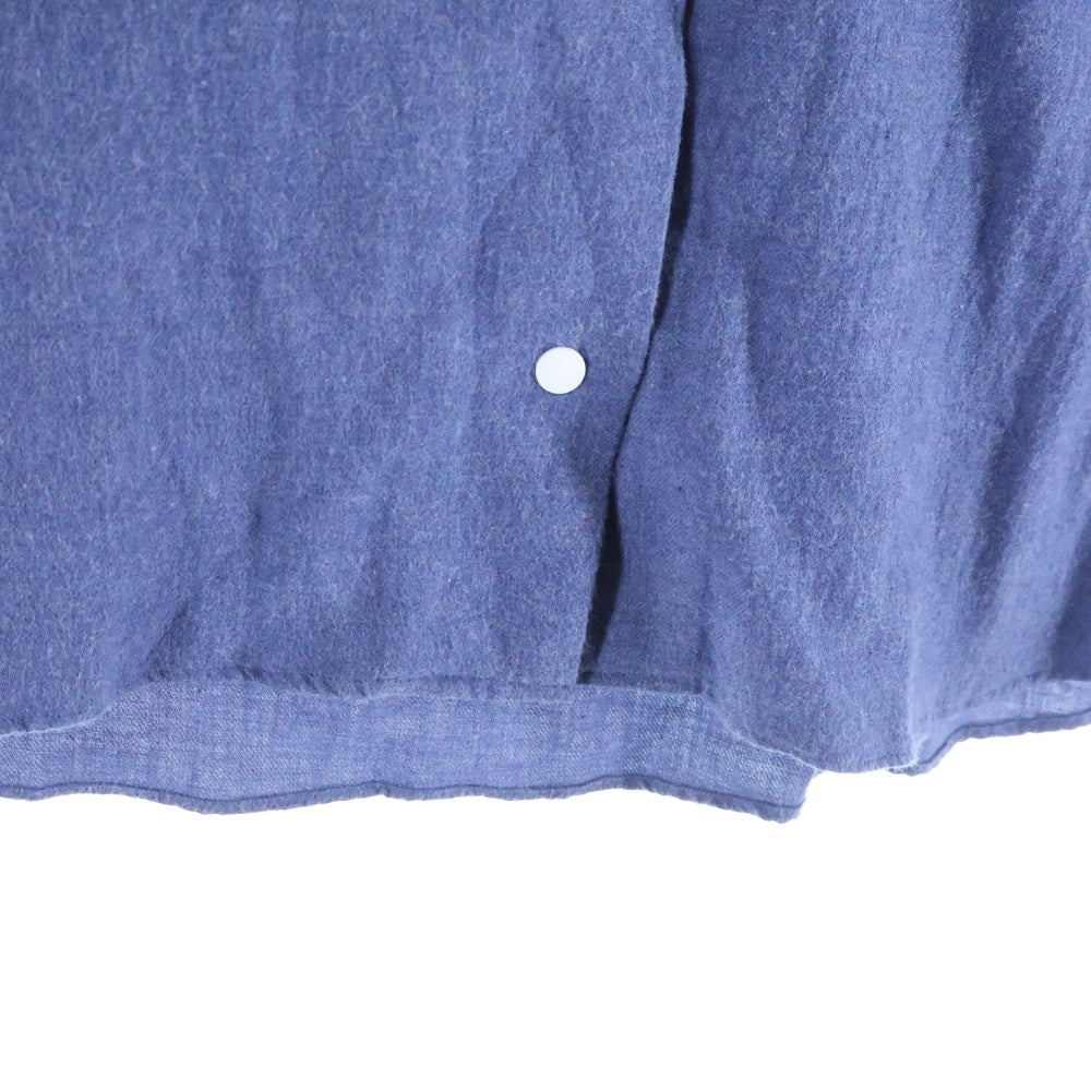 YAECA(ヤエカ) COMFORT SHIRT RELAX コンフォート リラックス 長袖シャツ ブルー 12194