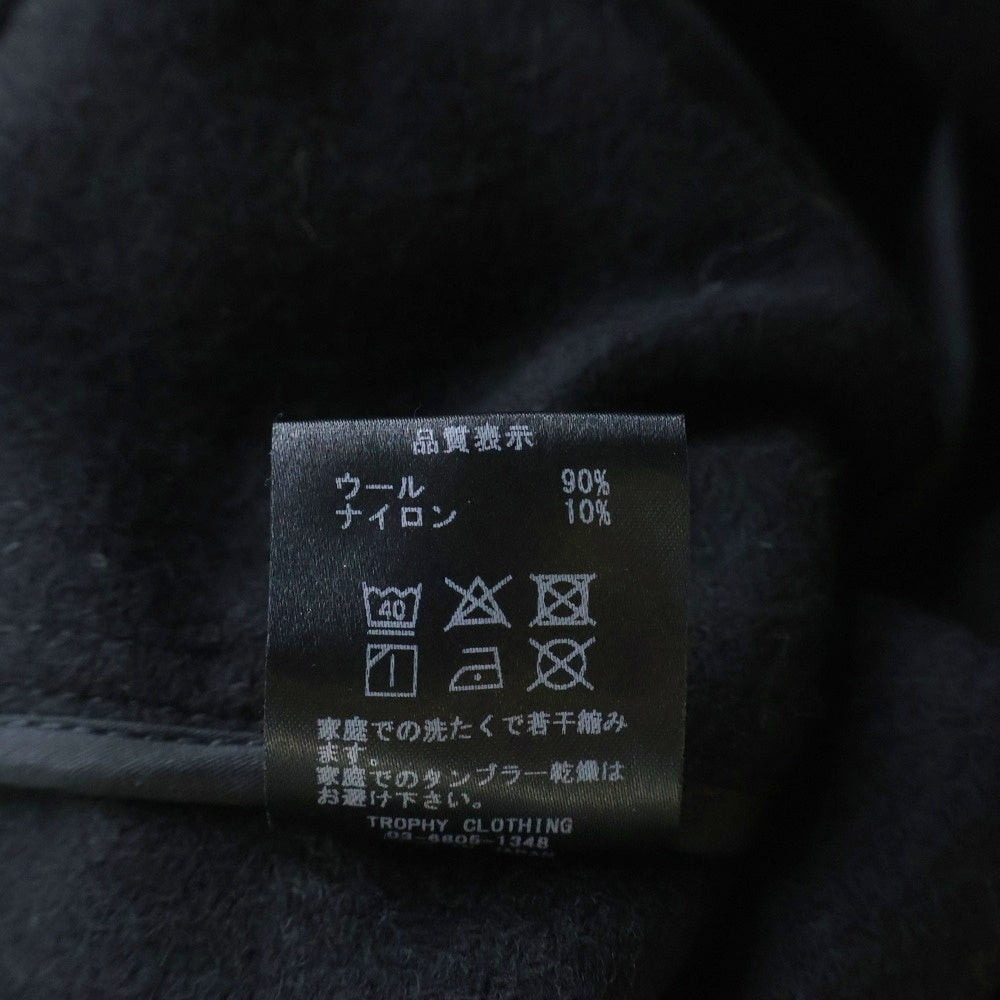 TROPHY CLOTHING(トロフィークロージング) ウール スポーツ ジャケット ブラック