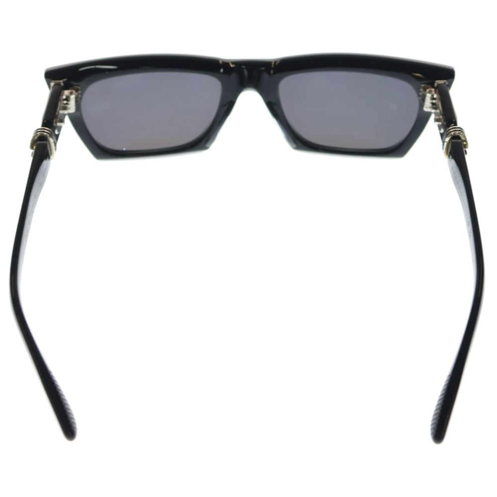 CHROME HEARTS(クロムハーツ) CLITERALLY クリテラリー シルバー装飾 ウェリントンサングラス メガネ ブラック