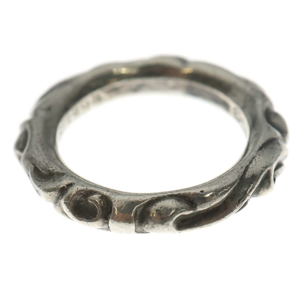 CHROME HEARTS(クロムハーツ) SCRL BAND スクロールバンド リング シルバー BCA351