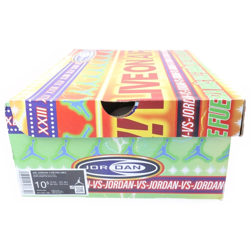 NIKE(ナイキ) JORDAN 3 RETRO EL VUELO SUMMIT WHITE ジョーダン スリー レトロ エル ブエロ サミット ホワイト US10.5/28cm IO1752-100