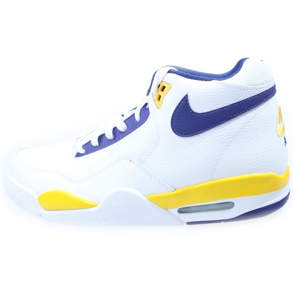 NIKE(ナイキ) AIR FLIGHT LEGACY LAKERS HOME エアフライト レガシー レイカーズ ホーム ハイカットスニーカー ホワイト US10/28cm BQ4212-102