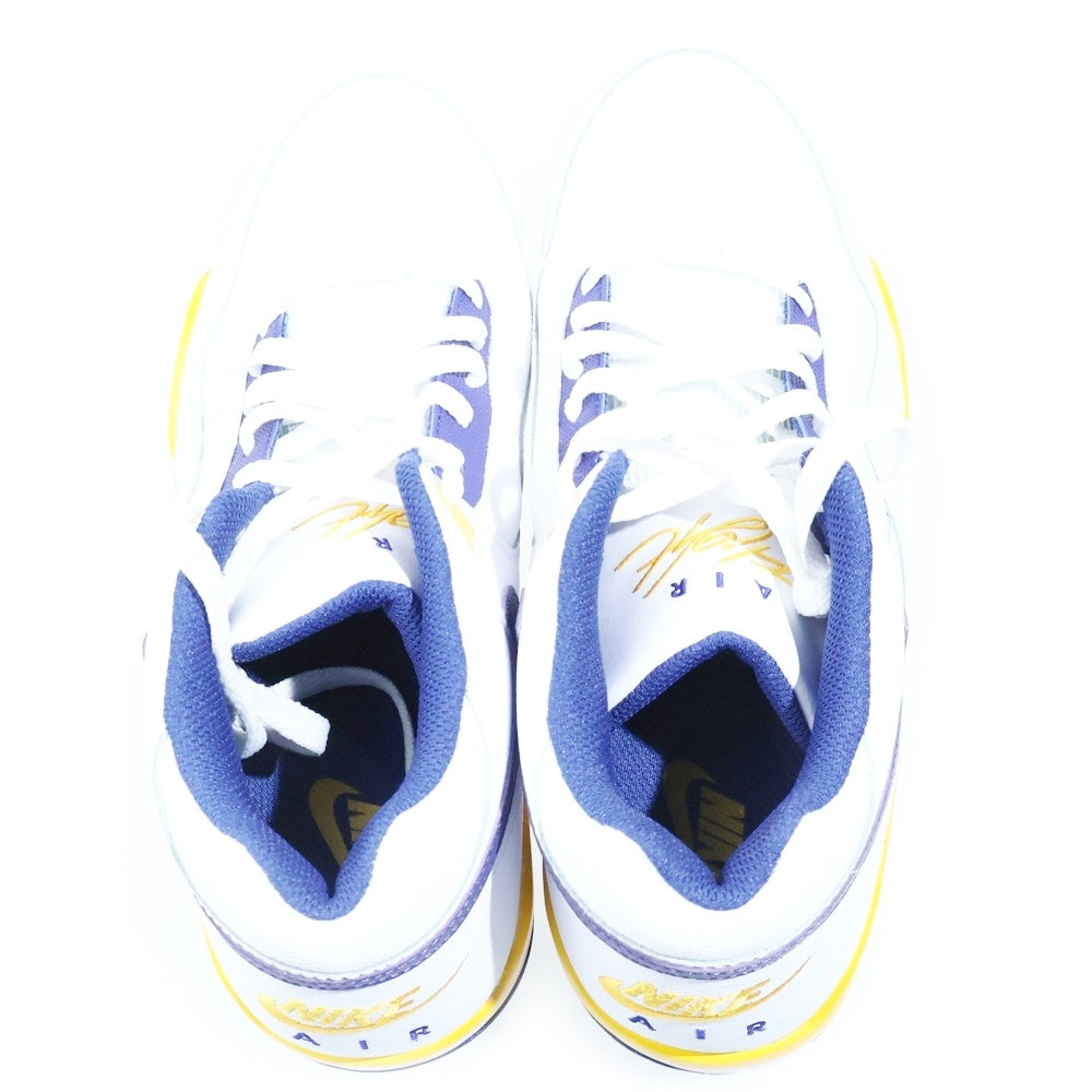 NIKE(ナイキ) AIR FLIGHT LEGACY LAKERS HOME エアフライト レガシー レイカーズ ホーム ハイカットスニーカー ホワイト US10/28cm BQ4212-102