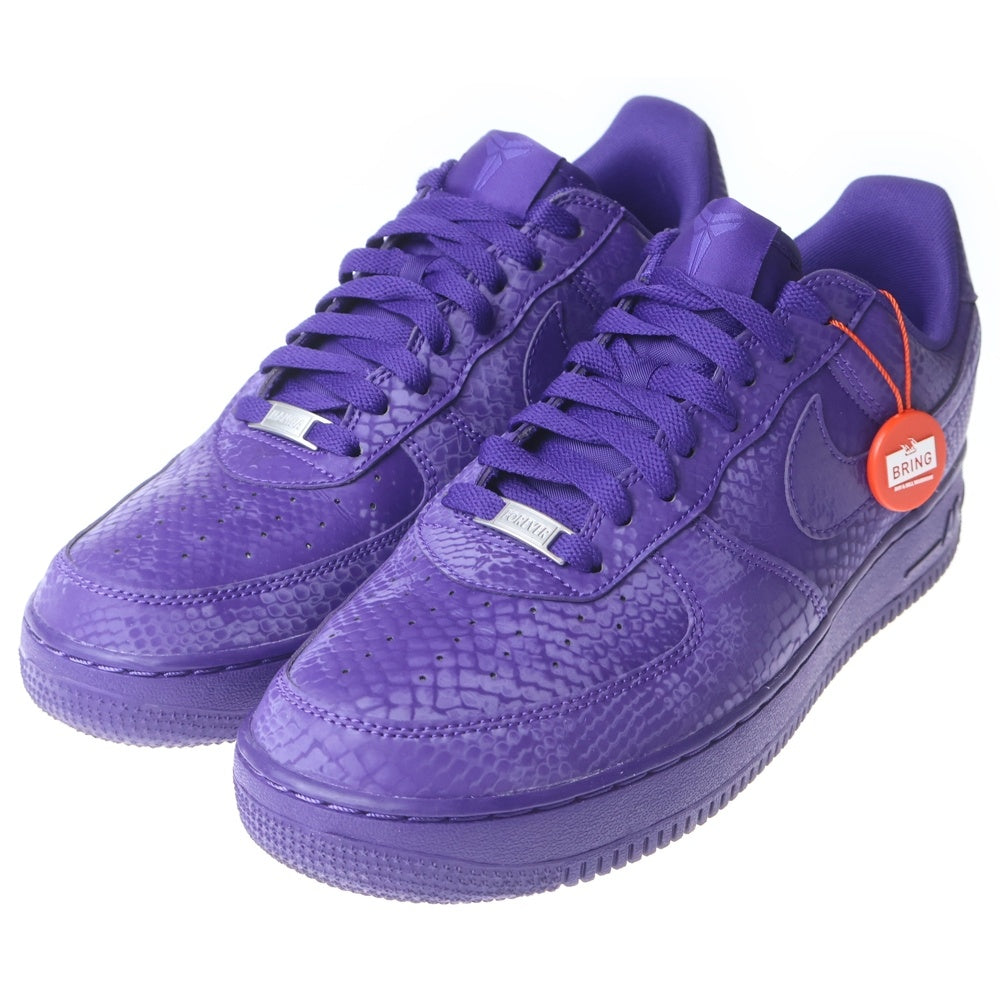 NIKE(ナイキ) ×KOBE BRYANT AIR FORCE 1 LOW COURT PURPLE コービーブライアント エアフォース1 コートパープル ローカットスニーカー パープル US10/28cm IB0018-500