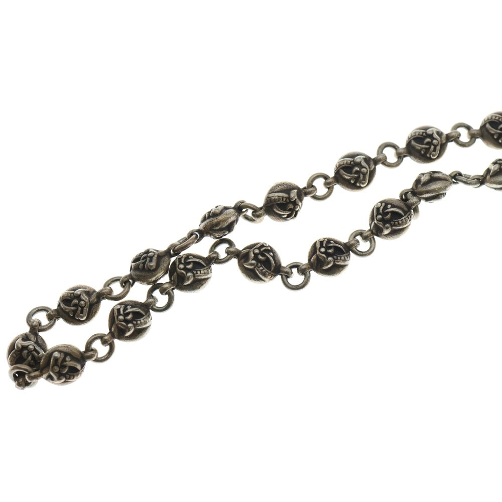 CHROME HEARTS(クロムハーツ) 2BALL LONG-T/2クリップロング#2ケルティックボール ウォレットチェーン シルバー