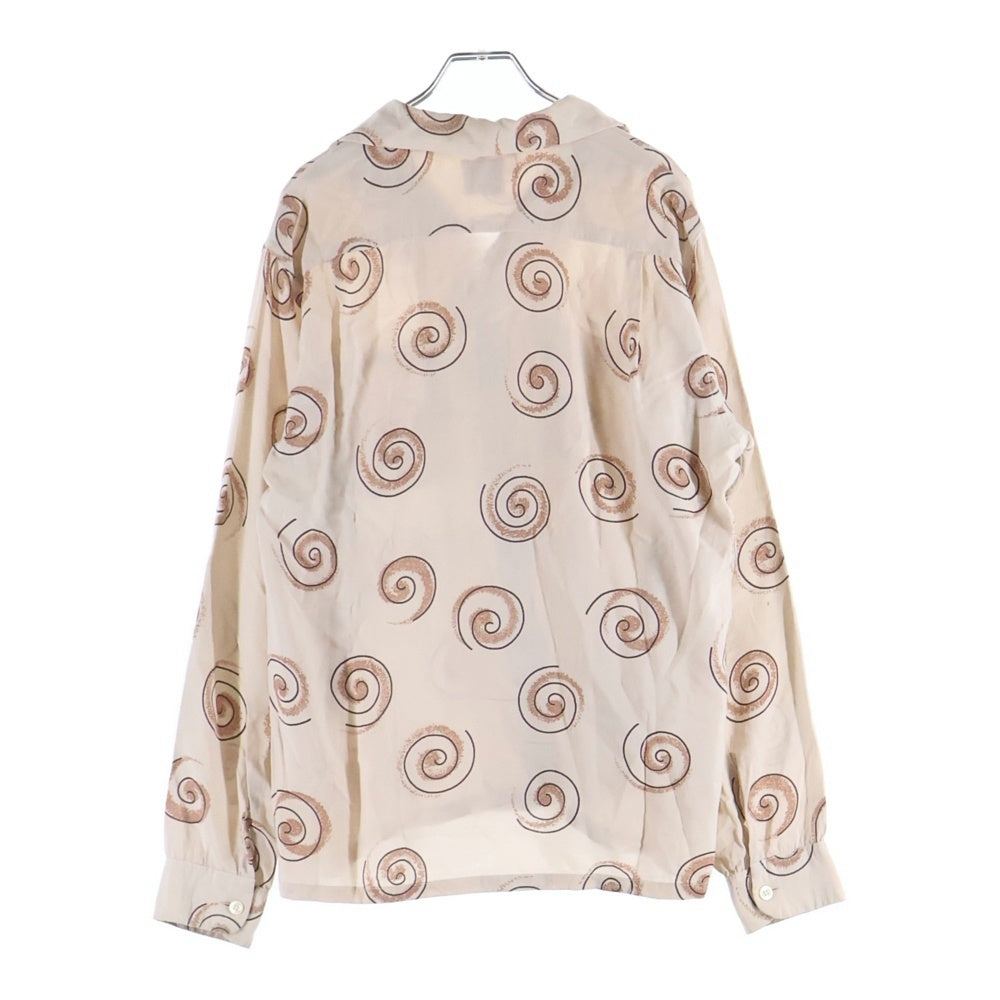 VINTAGE(ヴィンテージ) 50S VINTAGE ヴィンテージ アトミック オープンカラー 長袖シャツ ベージュ