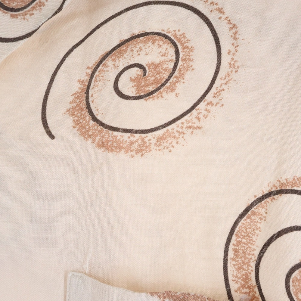 VINTAGE(ヴィンテージ) 50S VINTAGE ヴィンテージ アトミック オープンカラー 長袖シャツ ベージュ