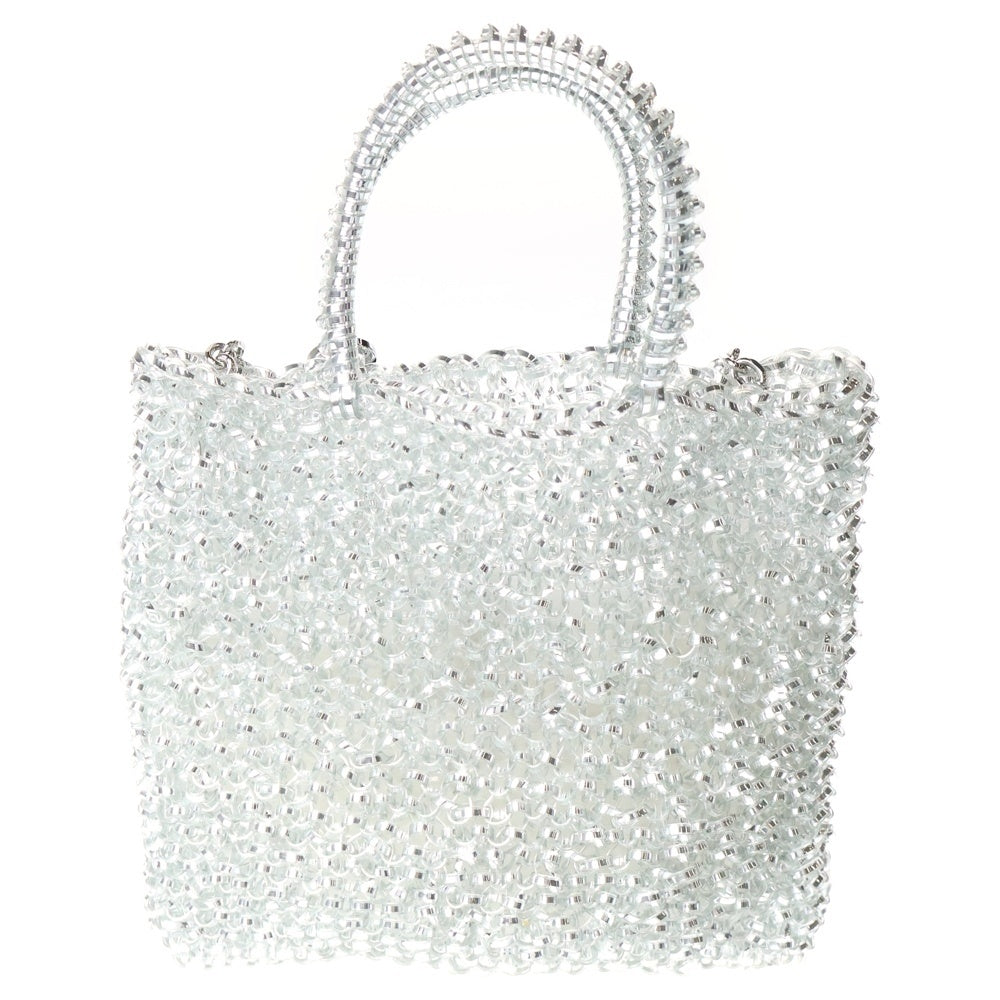 ANTEPRIMA(アンテプリマ) ワイヤー チェーンショルダー 2WAY ショルダー ハンドバッグ シルバー