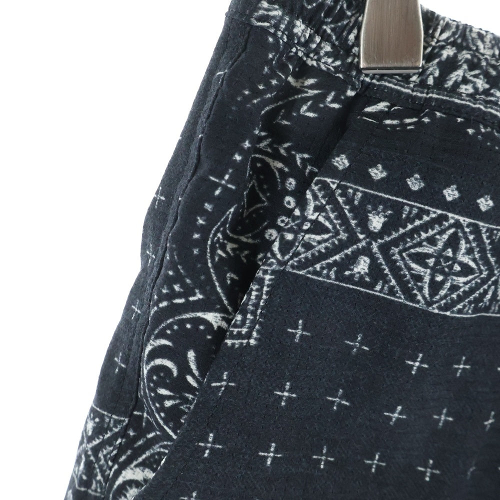 THE NORTH FACE(ザノースフェイス) ALOHA VENT SHORT バンダナ柄 アロハ ベンチショートパンツ ハーフパンツ ブラック NB42330