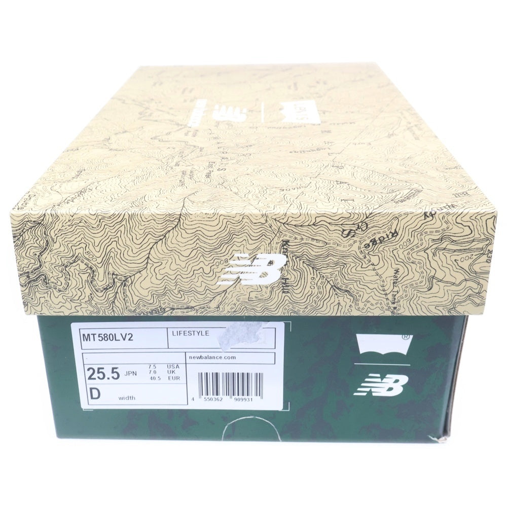 New Balance(ニューバランス) ×Levi's MT580LV2 デニム切り替え ローカットスニーカー グレー/ネイビー/ピンク US7.5/25.5cm