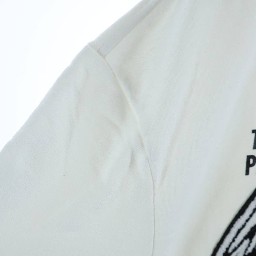 DIESEL(ディーゼル) フロントデザイン クルーネックスウェットトレーナー ホワイト