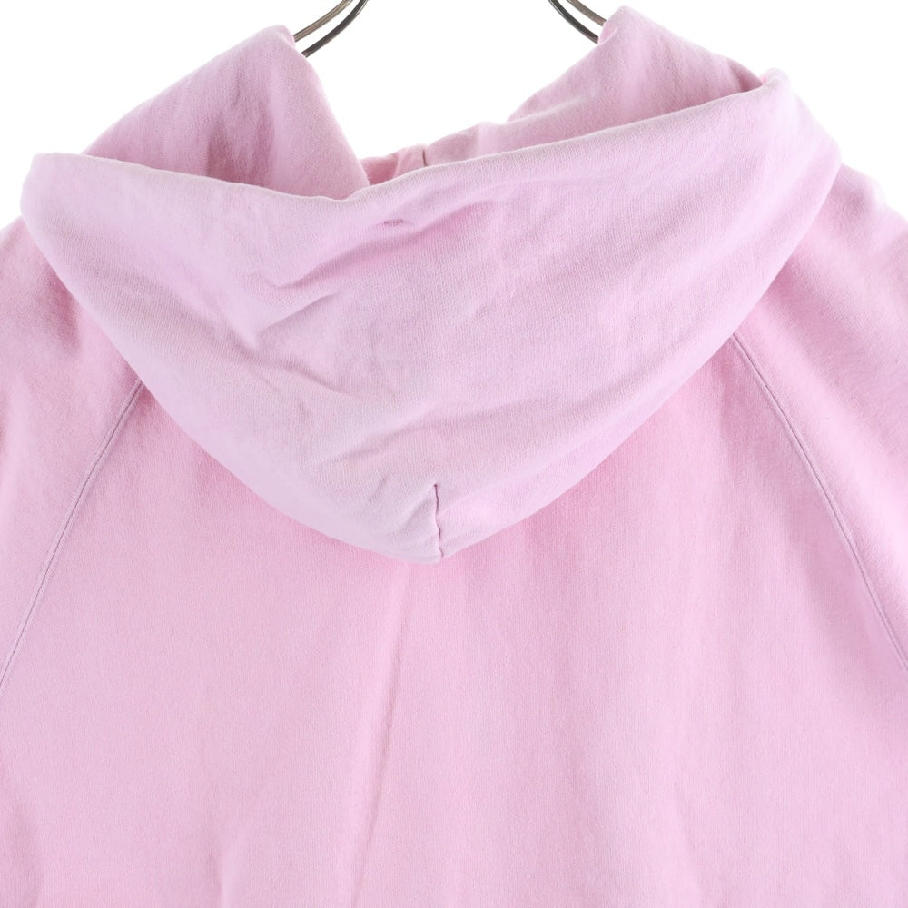 JUN / NAKAYAMA(ジュンナカヤマ) ドローストリング ノースリーブ フーデッド プルオーバー パーカー ピンク