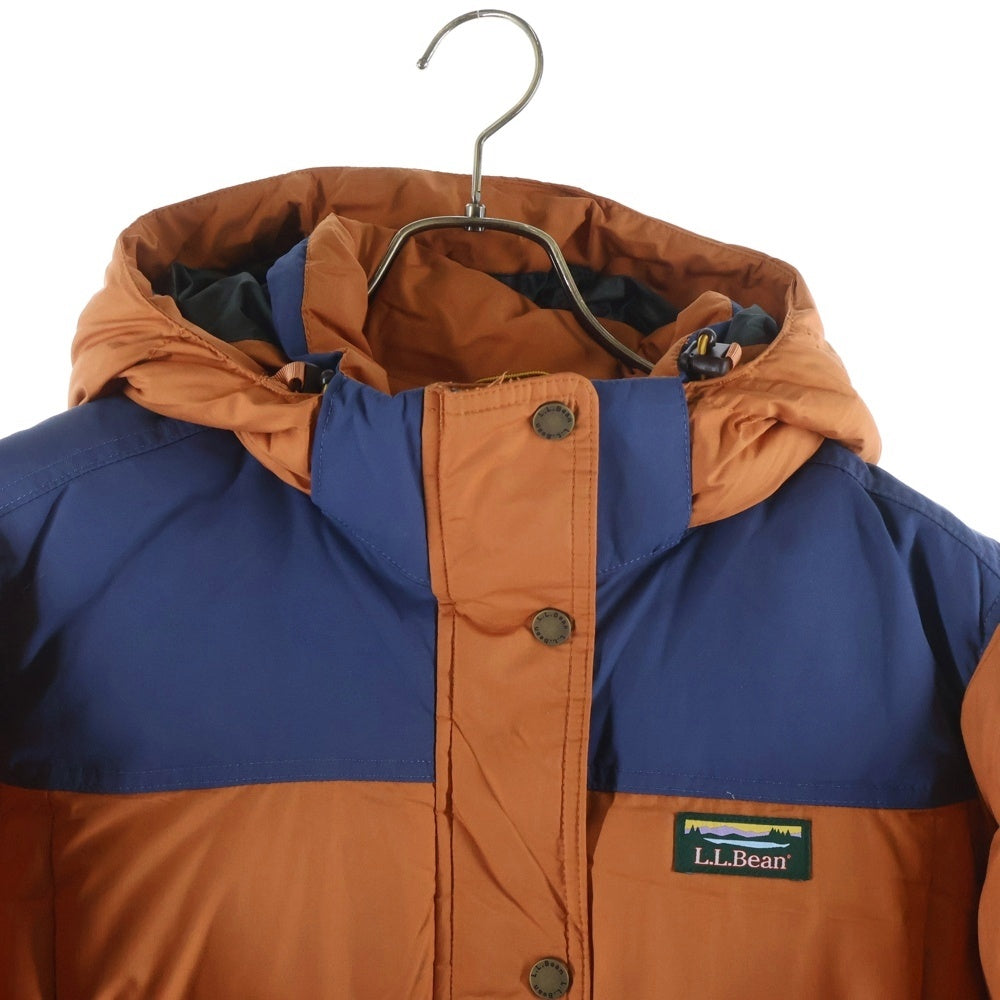 L.L.Bean(エルエルビーン) MAINE WARDENS PARKA メイン ウォーデンズ ダブルポケット ジップアップ フーデット ダウンジャケット オレンジ DL303