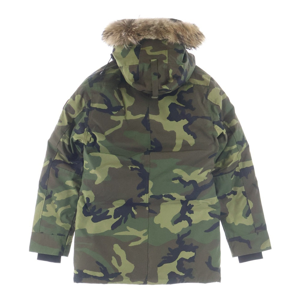 CANADA GOOSE(カナダグース) ×SOPHNET. BROOKFIELD PARKA ×ソフネット ブルックフィールド カモフラ総柄 マルチポケット ファー付きフーデット ダウンジャケット 2304JM/SOPH-156176