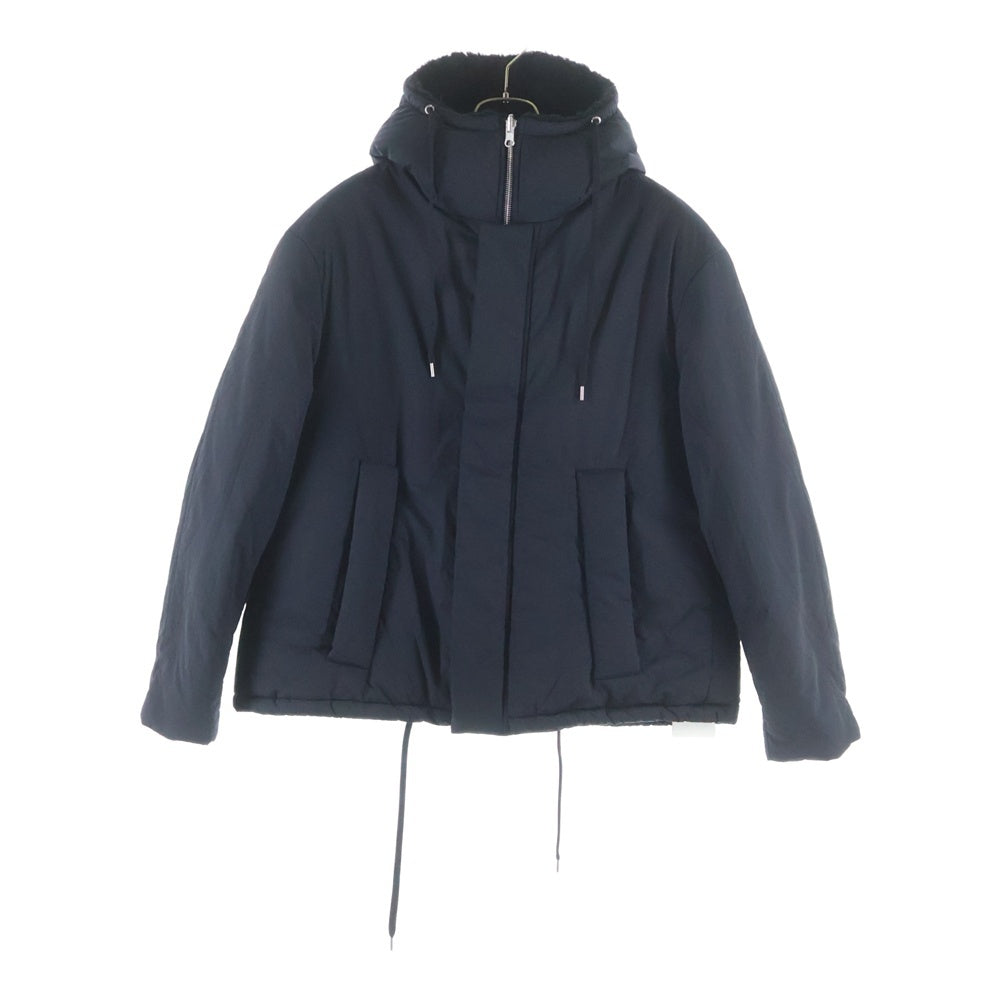 ASTRAET(アストラット) フェイクファー リバーシブル フーデッド ナイロンジャケット ブラック レディース 5425-199-0112