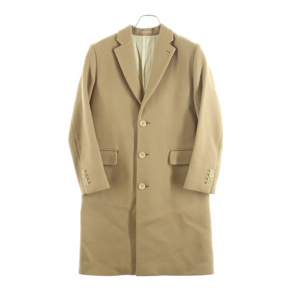 SCYE BASICS(サイベーシックス) 日本製 ウール ステンカラーコート ブラウン 5214-73380