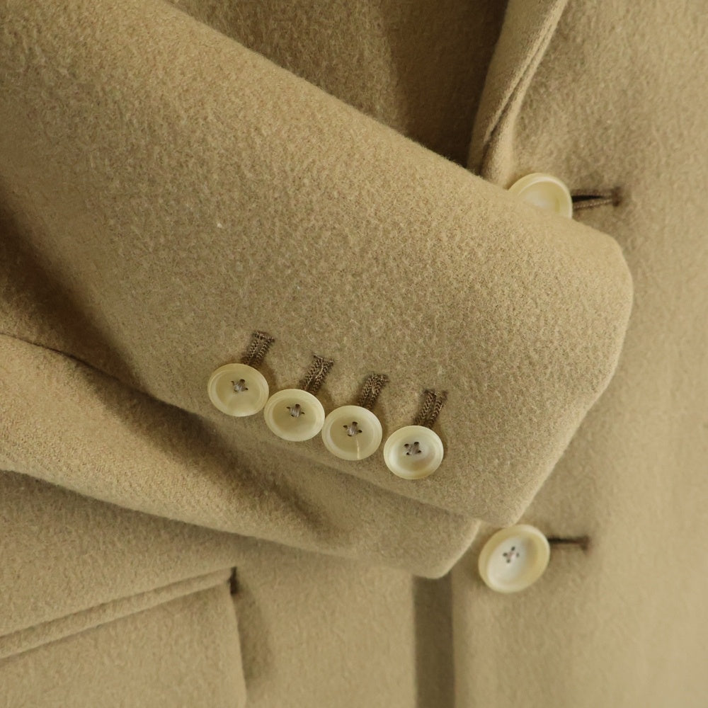 SCYE BASICS(サイベーシックス) 日本製 ウール ステンカラーコート ブラウン 5214-73380