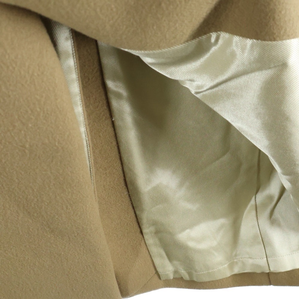 SCYE BASICS(サイベーシックス) 日本製 ウール ステンカラーコート ブラウン 5214-73380