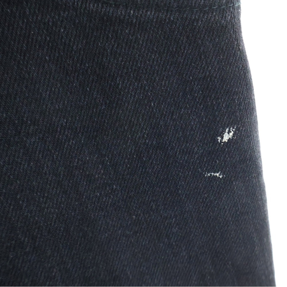 COMFORTABLE REASON(コンフォータブル リーズン) ウエストゴム ストレッチ コットン イージーデニムパンツ ブラック