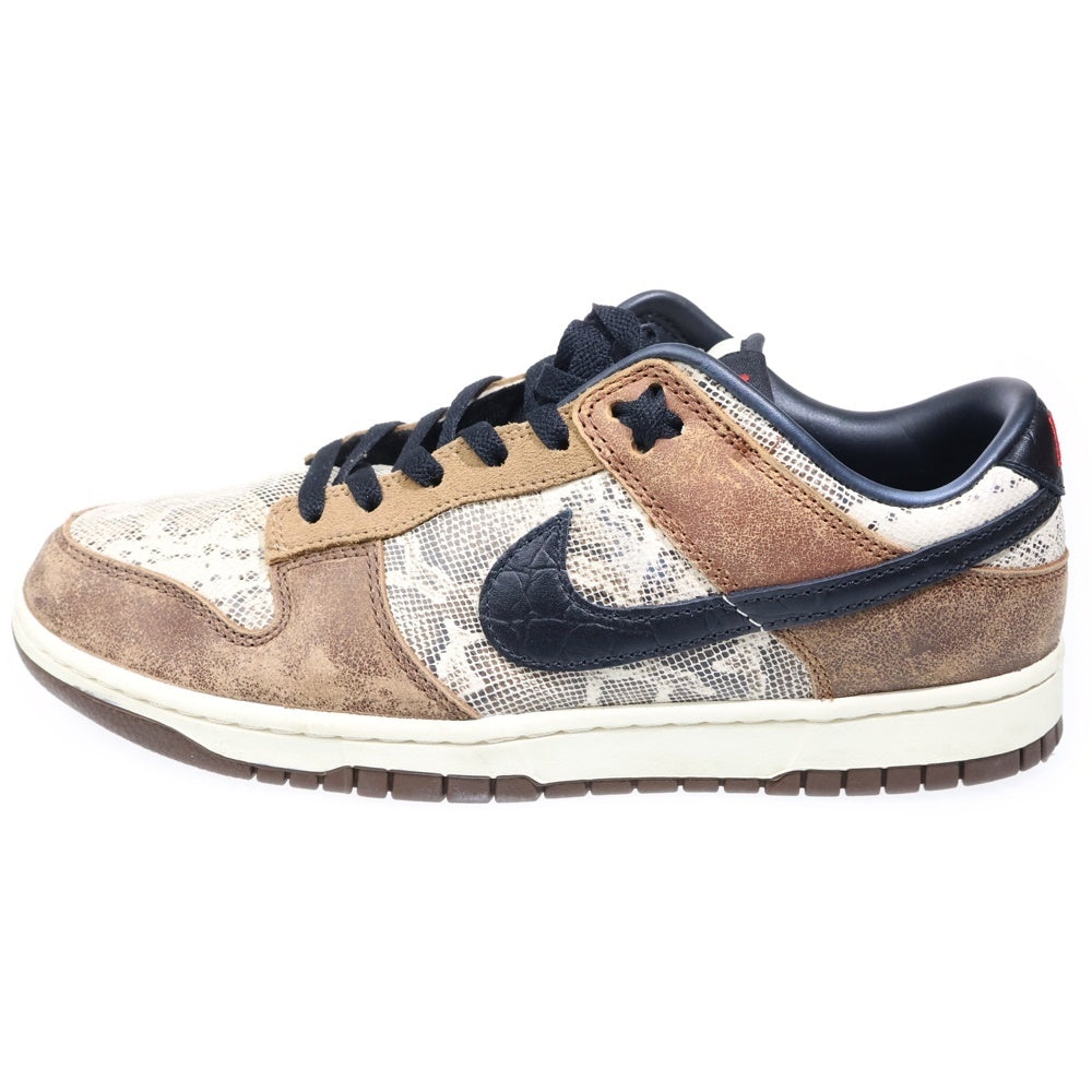 NIKE(ナイキ) DUNK LOW PRM HEAD 2 HEAD CO DOT JP ダンク プレミアム ヘッドトゥヘッド ローカットスニーカー ブラウン US10/28cm FJ5434-120