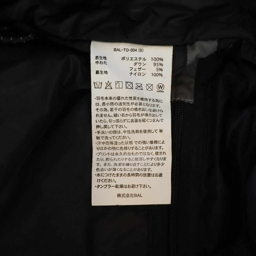 bal(バル) TAION STAND COLLAR DOWN JACKET タイオン スタンドカラーダウンジャケット BAL-TO-004