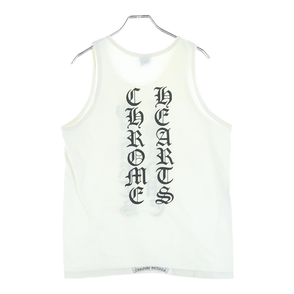 CHROME HEARTS(クロムハーツ) OLD CH TANKTOP スクリプトロゴ プリント タンクトップ ホワイト