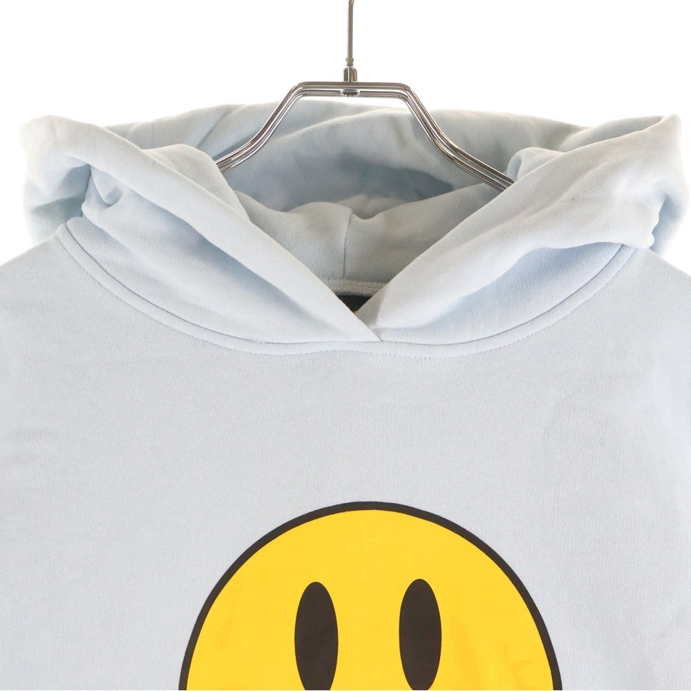 drew house(ドリューハウス) フロントロゴデザイン フーデッド スウェット パーカー ライトブルー