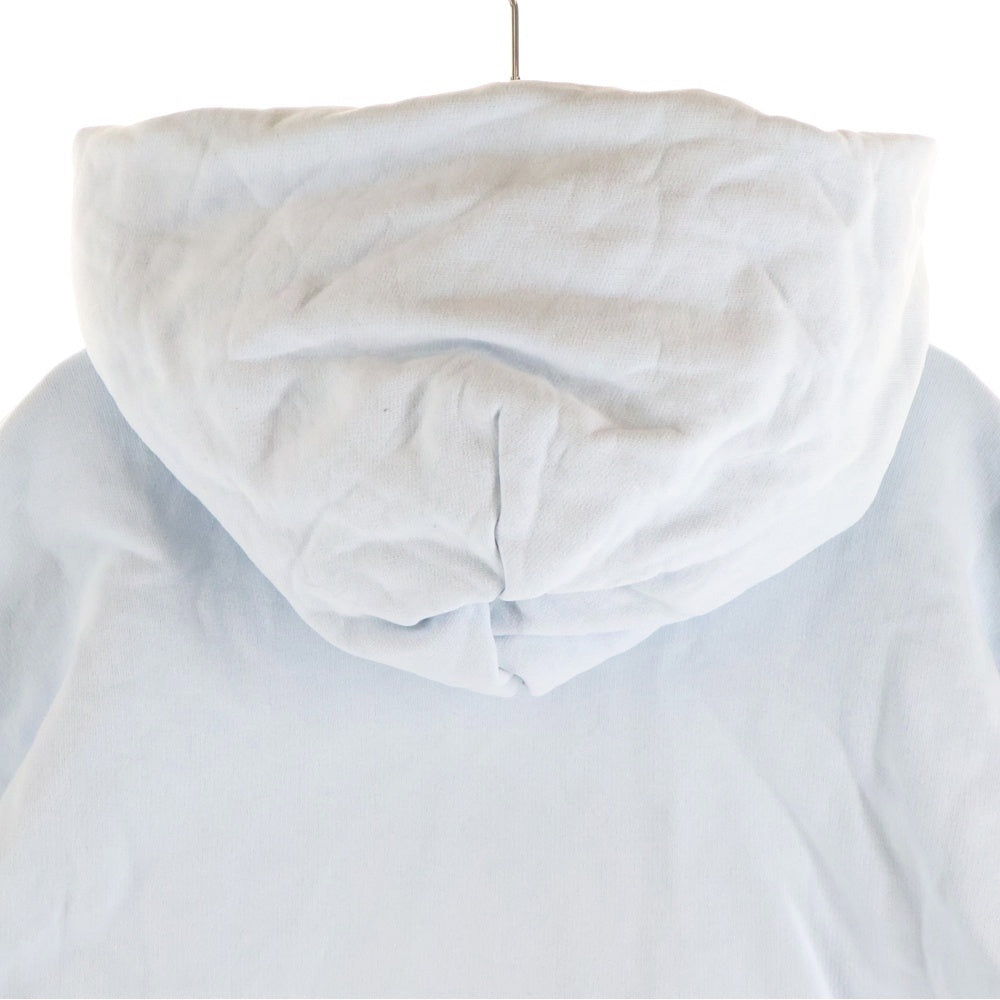 drew house(ドリューハウス) フロントロゴデザイン フーデッド スウェット パーカー ライトブルー