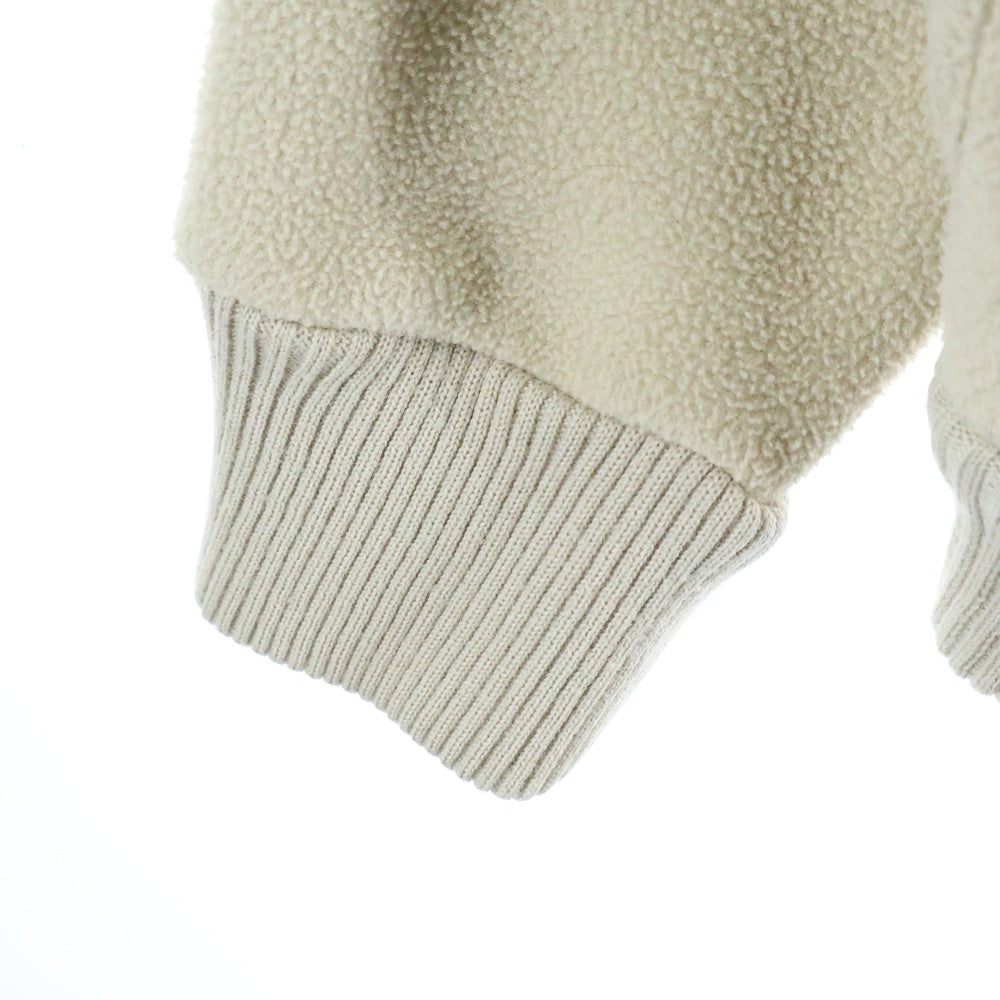 A BATHING APE(アベイシングエイプ) 00S VINTAGE POLARTEC ヴィンテージ 初期ロゴ ロゴデザイン ポーラテック ジップアップ ボアジャケット ベージュ