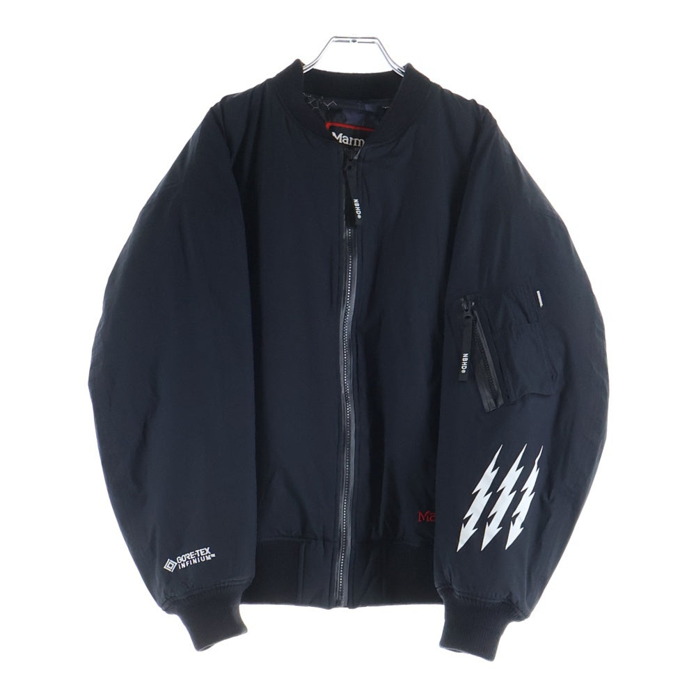 NEIGHBORHOOD(ネイバーフッド) ×FUTURA LABORATORIES ×MARMOT GORE-TEX JACKET フューチュラ ラボラトリーズ マーモット ゴアテックス ボンバージャケット ブラック TOMSJK81NH