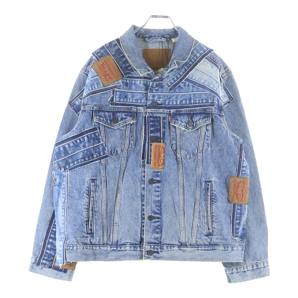 Levi's premium(リーバイスプレミアム) パッチワークデザイン ダブルポケット デニムジャケット インディゴ PC9-72334-0708