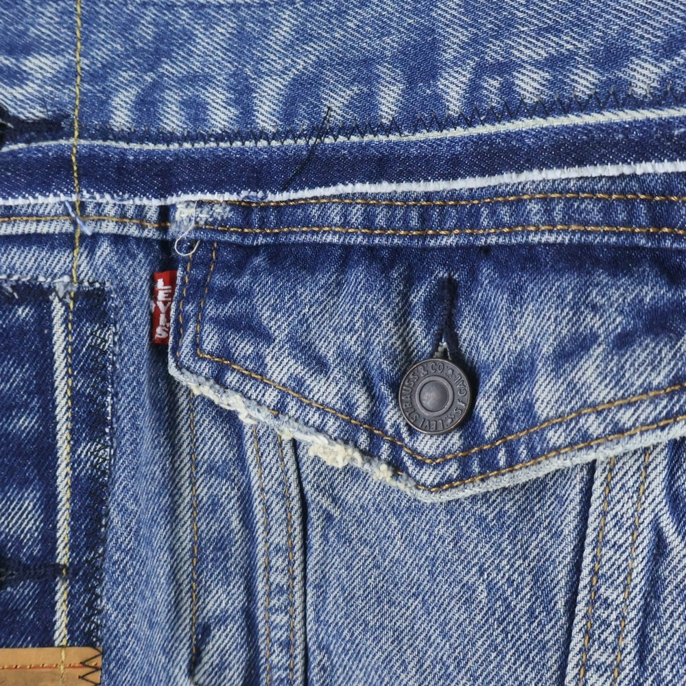 Levi's premium(リーバイスプレミアム) パッチワークデザイン ダブルポケット デニムジャケット インディゴ PC9-72334-0708