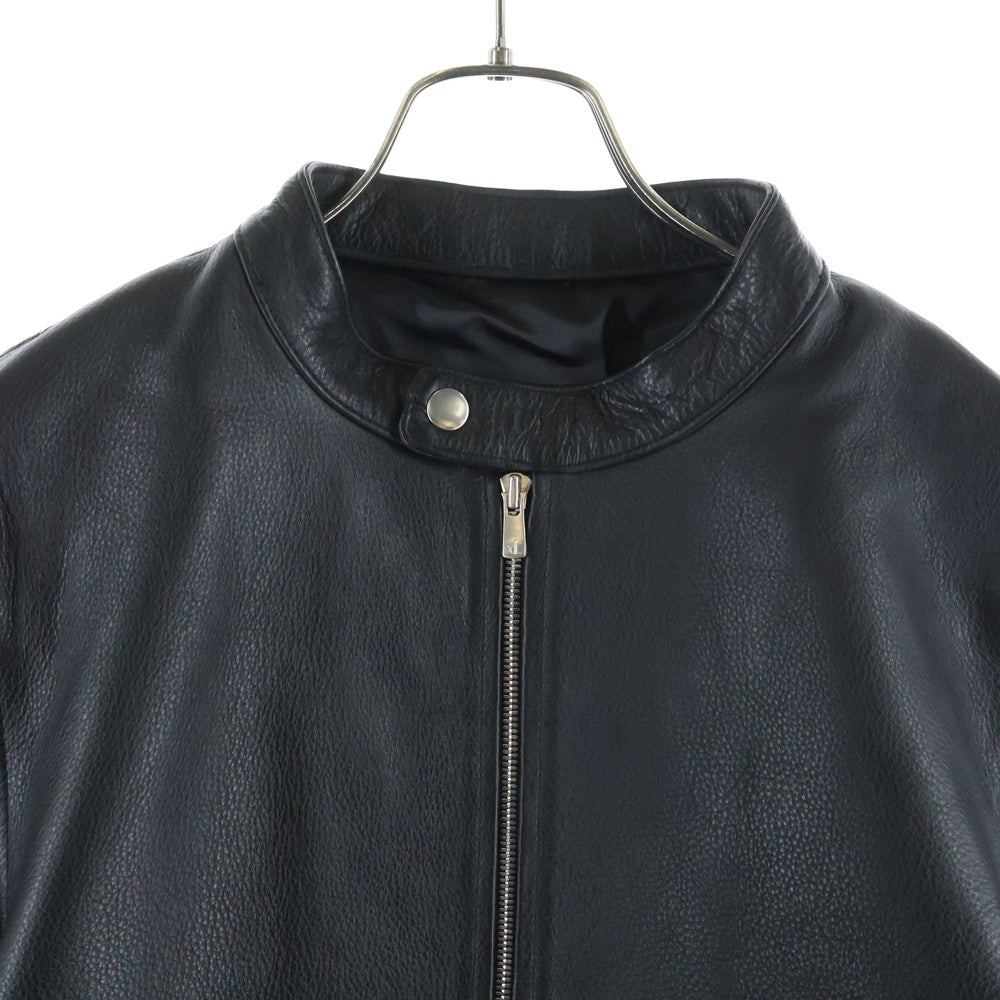 NO BRAND(ノーブランド) LIUGUU LEATHERS シングルライダースレザージャケット ブラック