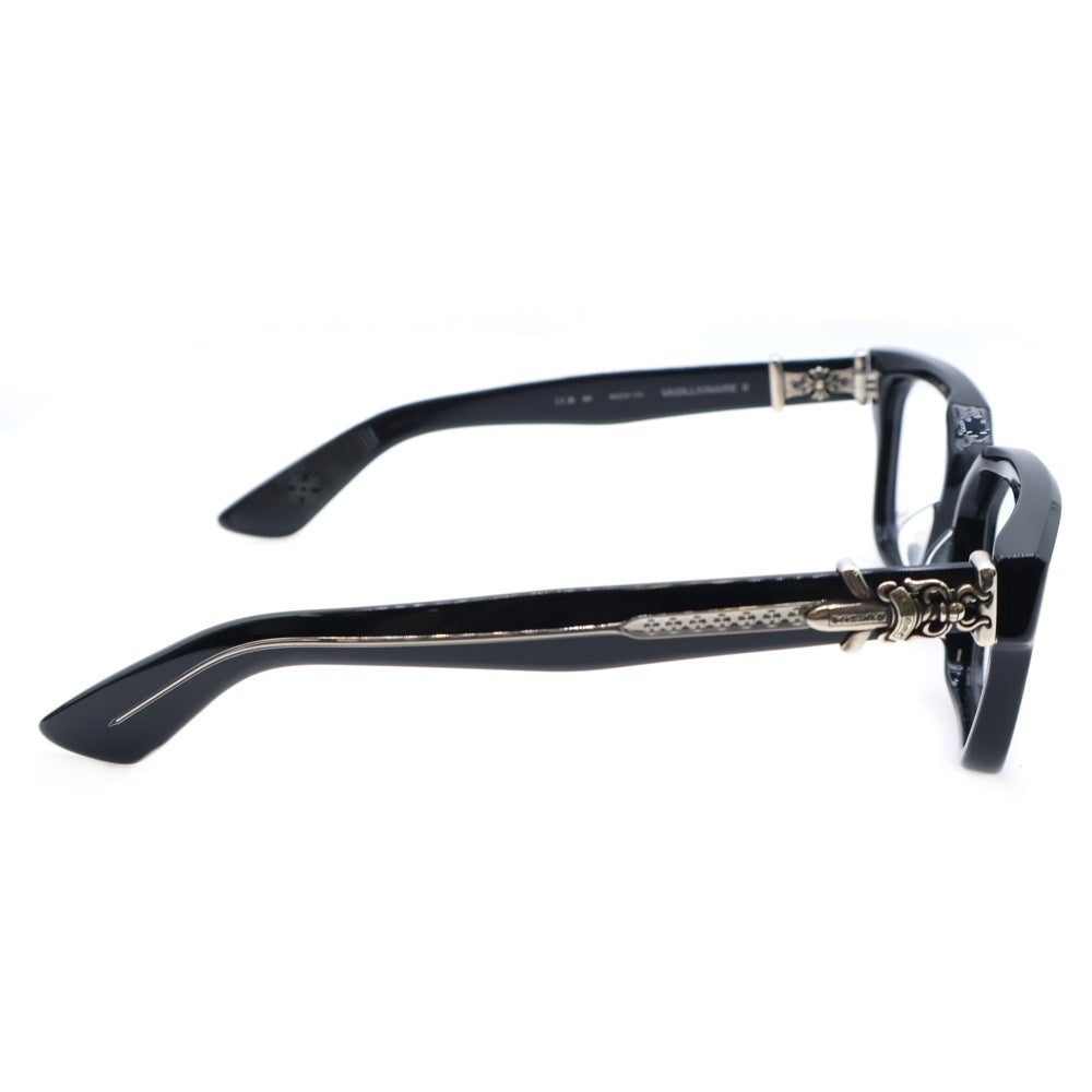 CHROME HEARTS(クロムハーツ) VAGILLIONAIRE II ヴァジリネア ダガーテンプル ウェリントンフレーム サングラス メガネ ブラック