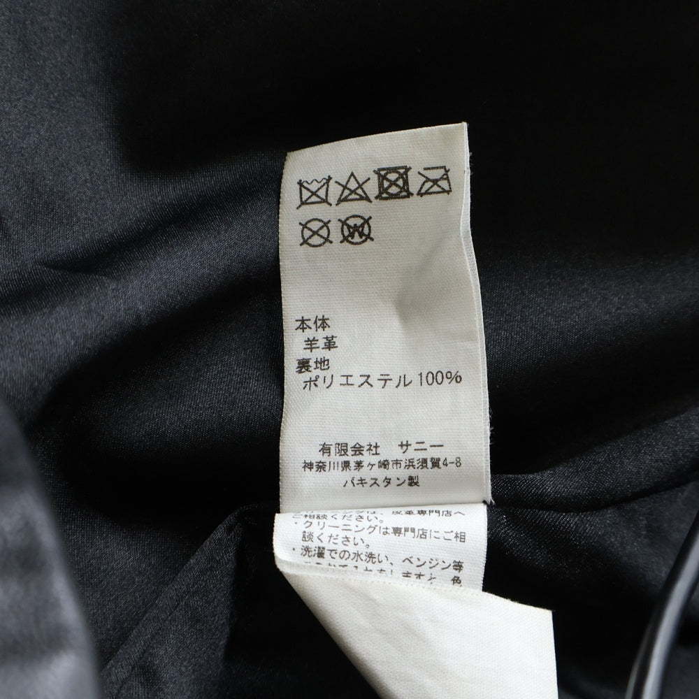 PENNEYS TOWNCRAFT(ぺニーズタウンクラフト) LEATHER CAR COAT シープレザー カーコート ジャケット ブラック