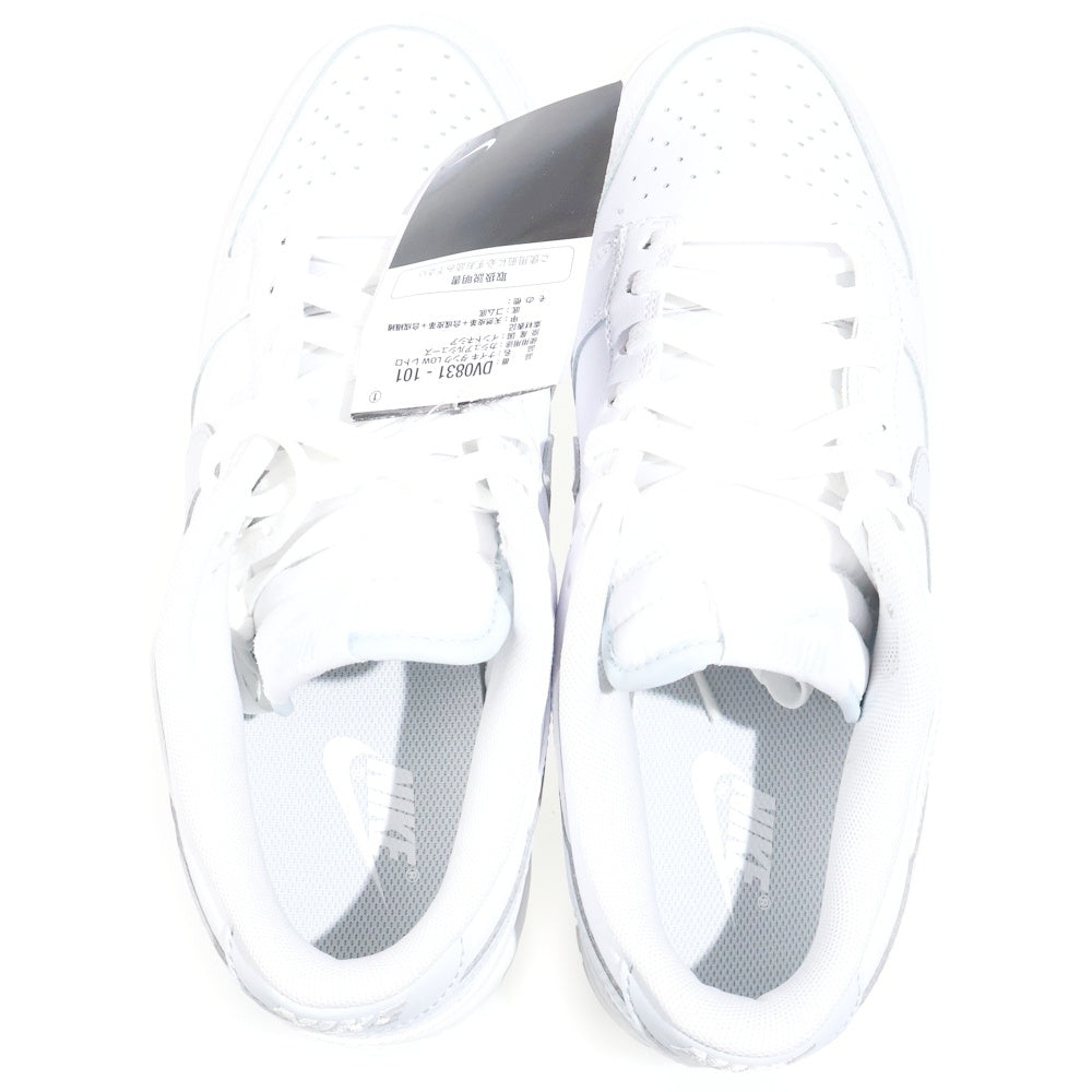 NIKE(ナイキ) DUNK LOW RETRO WHITE/PURE PLATINUM ダンク レトロ ホワイト ピュアプラチナム ローカットスニーカー ホワイト US8.5/26.5cm DV0831-101