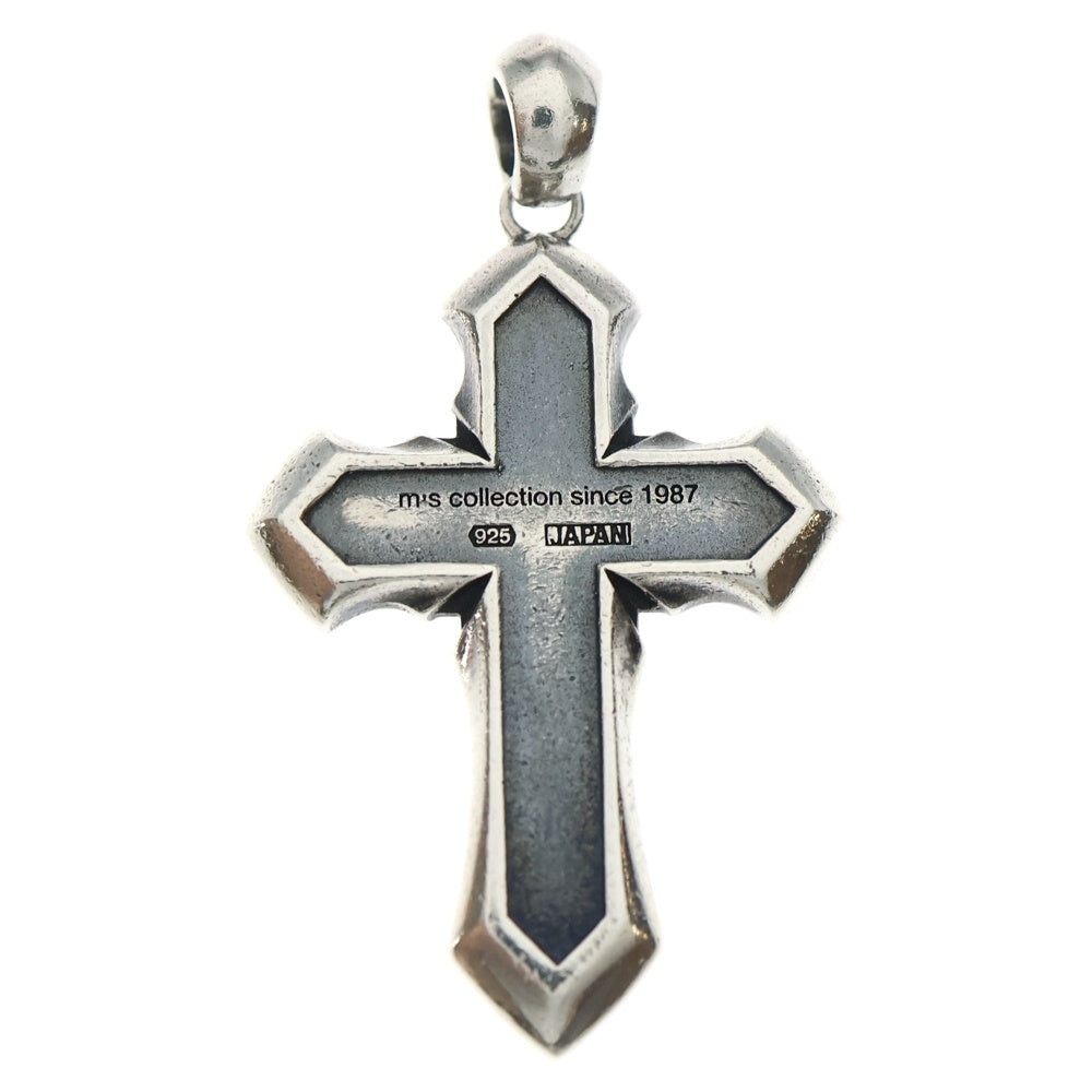 M's collection(エムズコレクション) TRIPLE X EDITION THORN CROSS PENDANT トリプルエックス エディション ソーン クロス ペンダントトップ シルバー XD-168