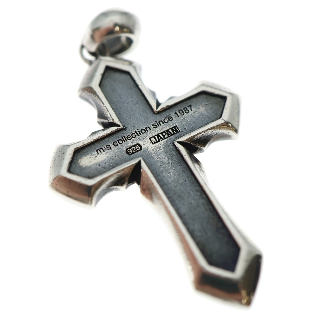 M's collection(エムズコレクション) TRIPLE X EDITION THORN CROSS PENDANT トリプルエックス エディション ソーン クロス ペンダントトップ シルバー XD-168