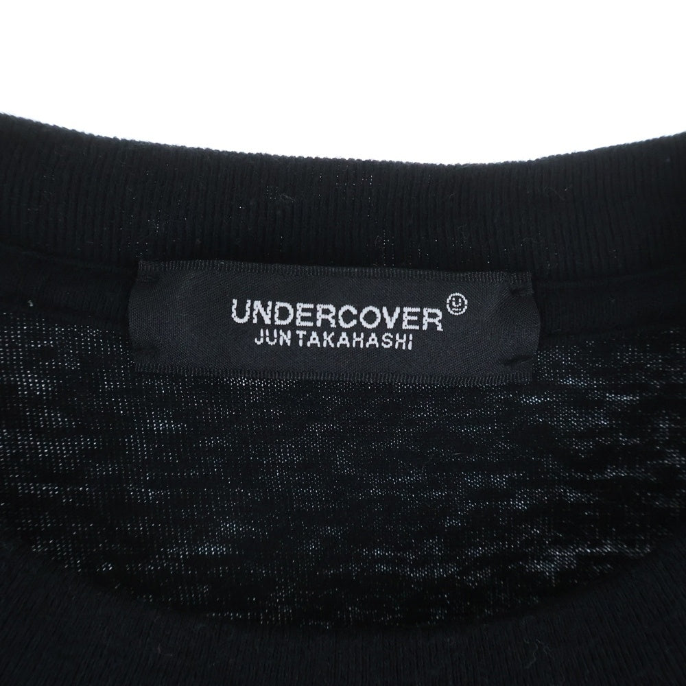 UNDERCOVER(アンダーカバー) 22SS ONCE IN ALIFETIME ワンス イン ア・ライフタイム クルーネック カットソー 半袖Tシャツ ブラック UC1B4893-3