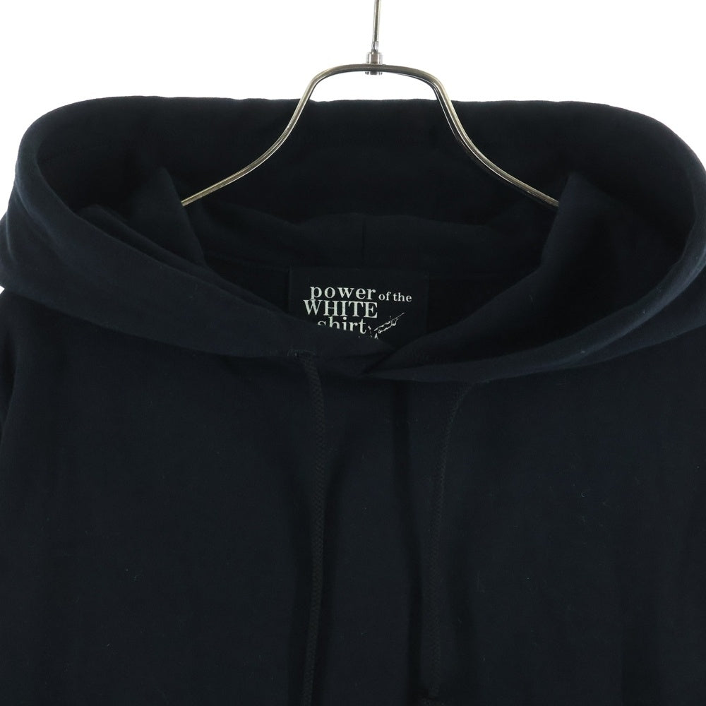 Yohji Yamamoto(ヨウジヤマモト) 24AW カンガルーポケット ドローストリング フーデッド スウェット パーカー ブラック PJ-T81-080